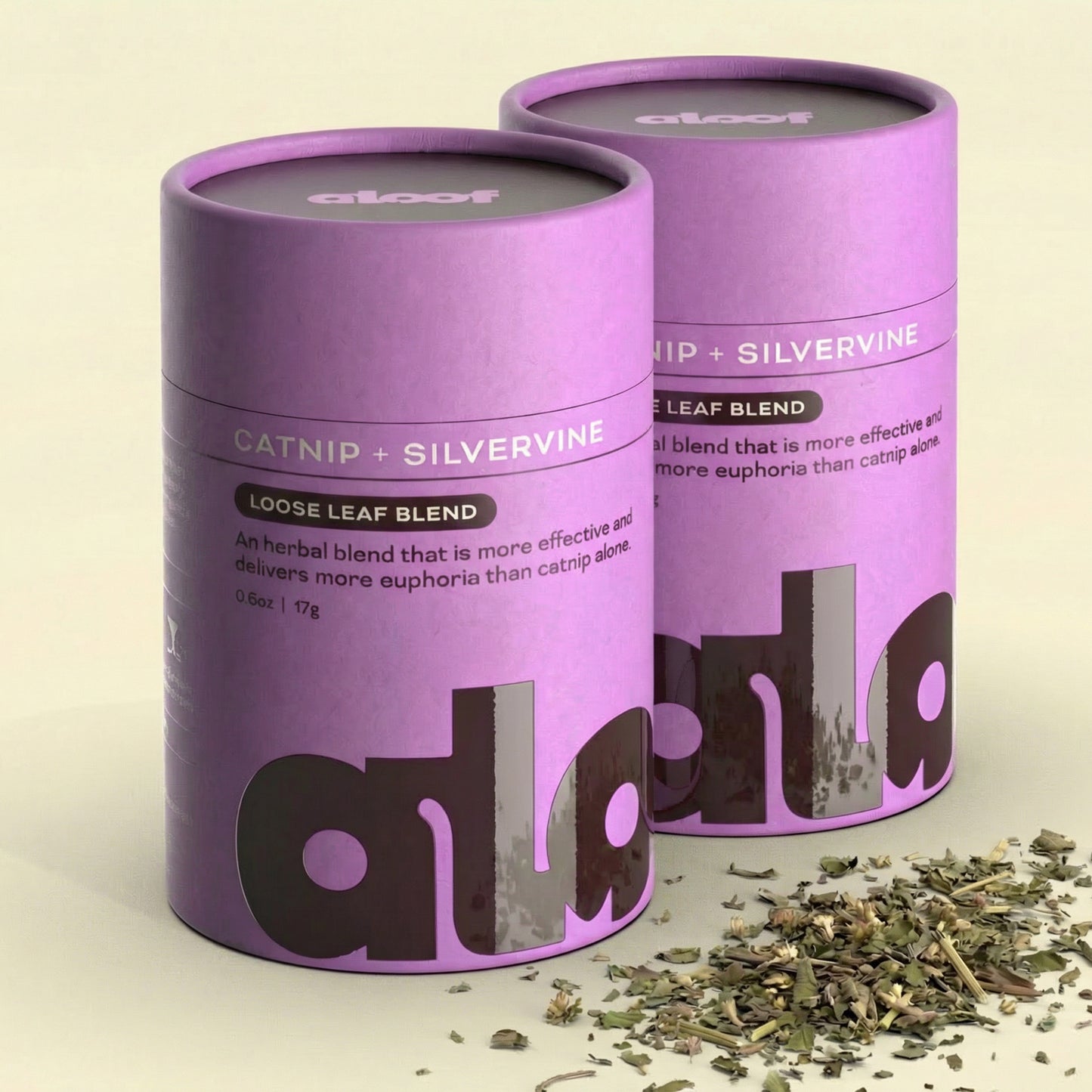Herbal Treat for Cats: Catnip + Silvervine Loose Leaf Blend