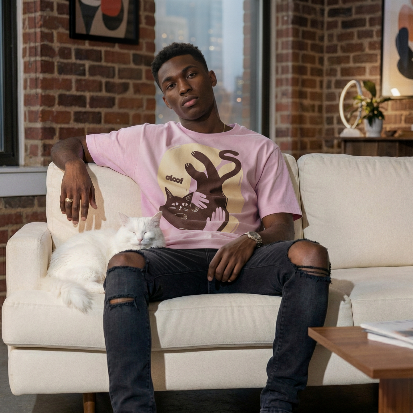 Tumbling Cat T-Shirt