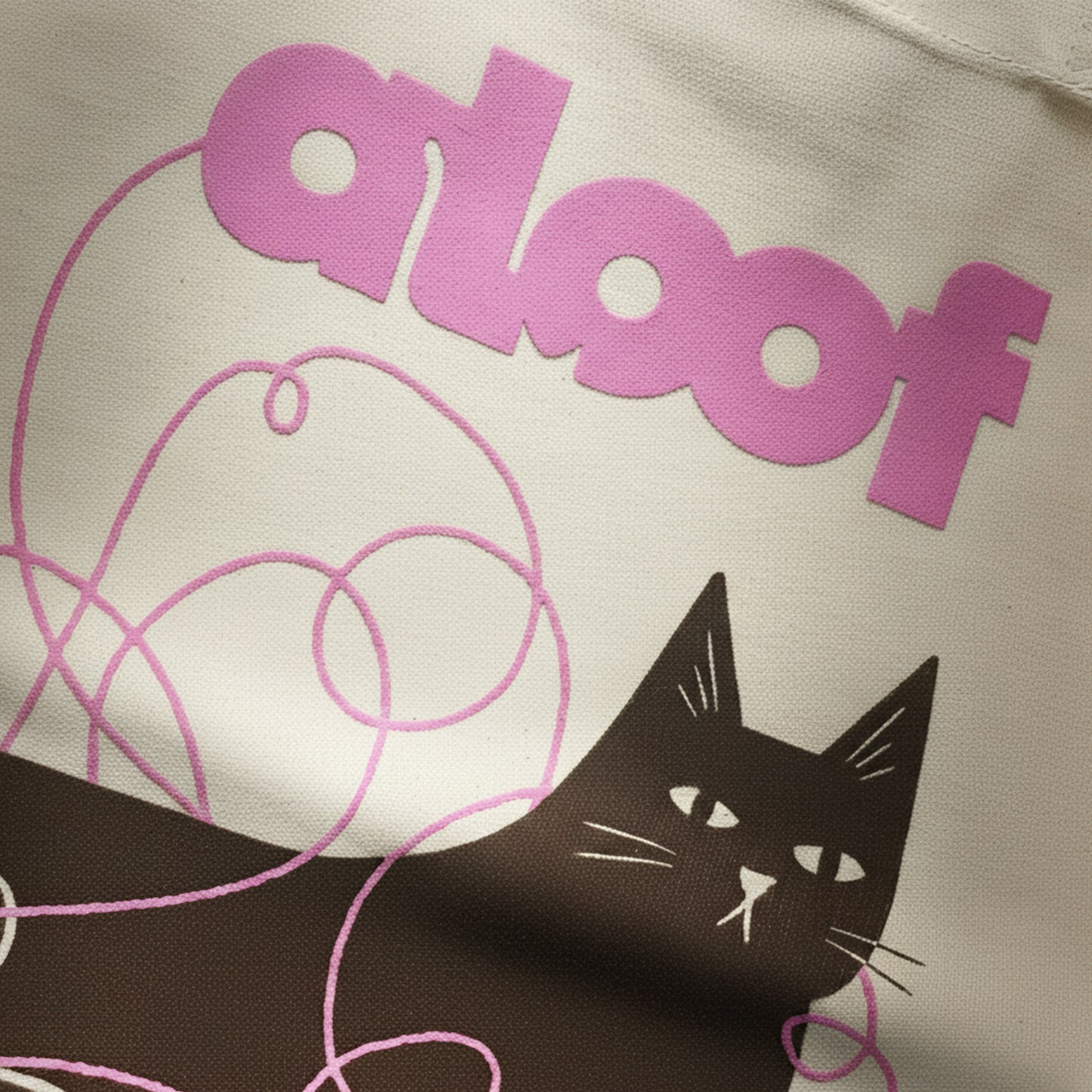 Trouble Cat Lightweight Tote